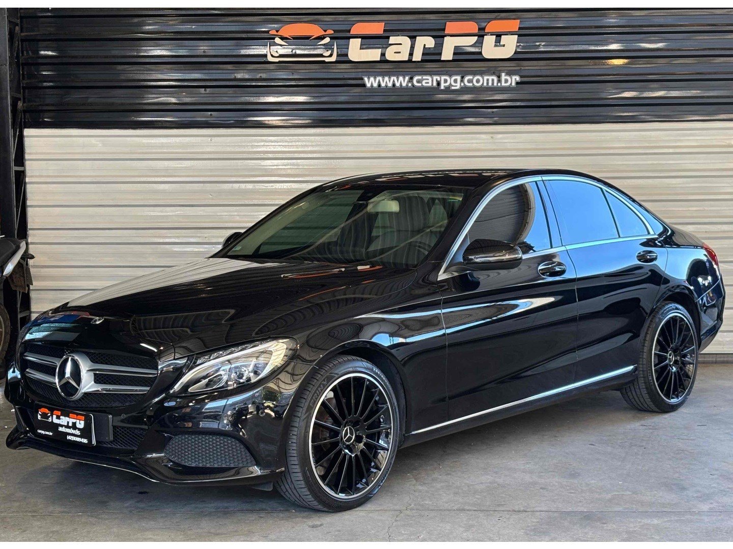 Mercedes-Benz C-180 CGI Exc. 1.6/1.6 Flex TB 16V Aut. na cor Preto em Ponta Grossa / PR - 895883
