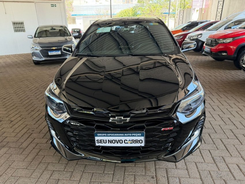 Chevrolet Onix HATCH RS 1.0 TB 12V Flex 5p Aut. na cor Preto em Apucarana / PR - 895890