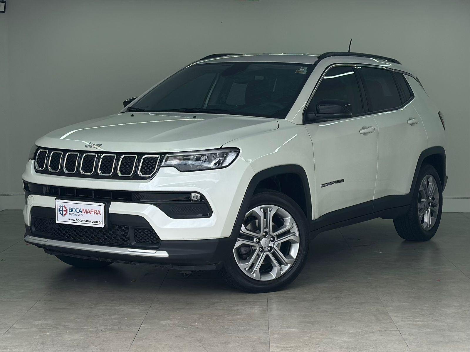 Jeep Compass LONG. T270 1.3 TB 4x2 Flex Aut. na cor Branco em Brusque / SC - 895932