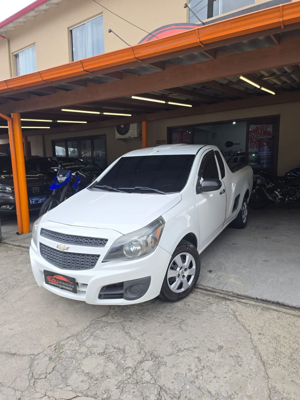 Chevrolet Montana LS 1.4 ECONOFLEX 8V 2p na cor Branco em São José / SC - 896631