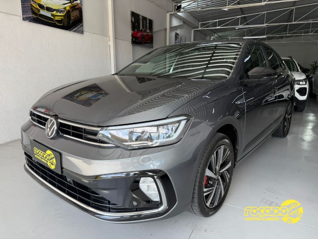 Volkswagen Virtus Highline 200 TSI 1.0 Flex 12V Aut na cor Cinza em São José / SC - 896771