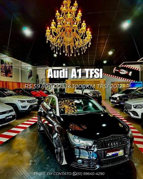 Audi A1 1.4 TFSI 122cv S-tronic 3p na cor Preto no Lajeado / RS - 896806