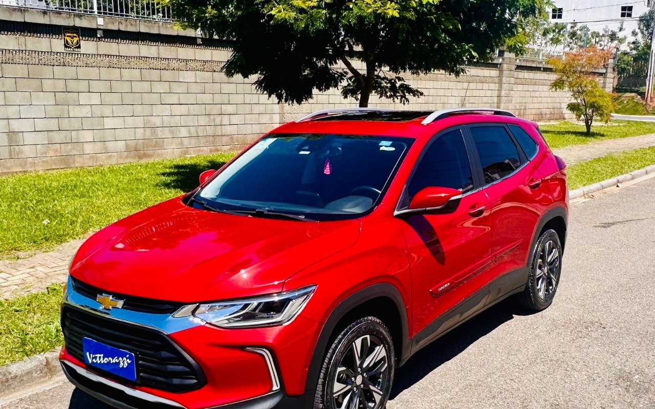 Chevrolet Tracker Premier 1.2 Turbo 12V Flex Aut. na cor Vermelho em Curitiba / PR - 897185