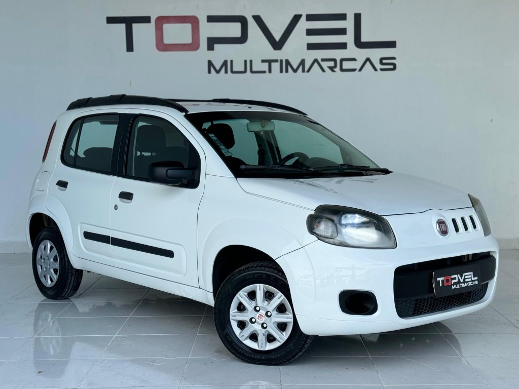 Fiat Uno VIVACE/RUA 1.0 EVO Fire Flex 8V 5p na cor Branco em São José / SC - 897213