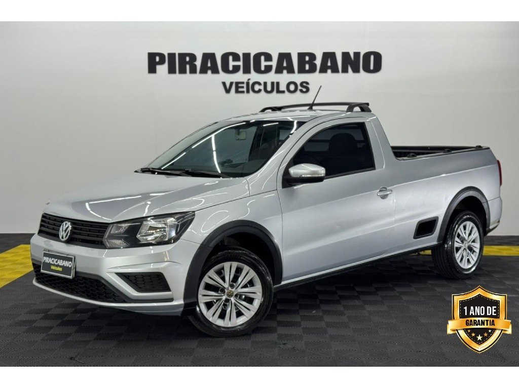 Volkswagen Saveiro Trendline 1.6 Total Flex 16V na cor Prata em Campinas / SP - 898556