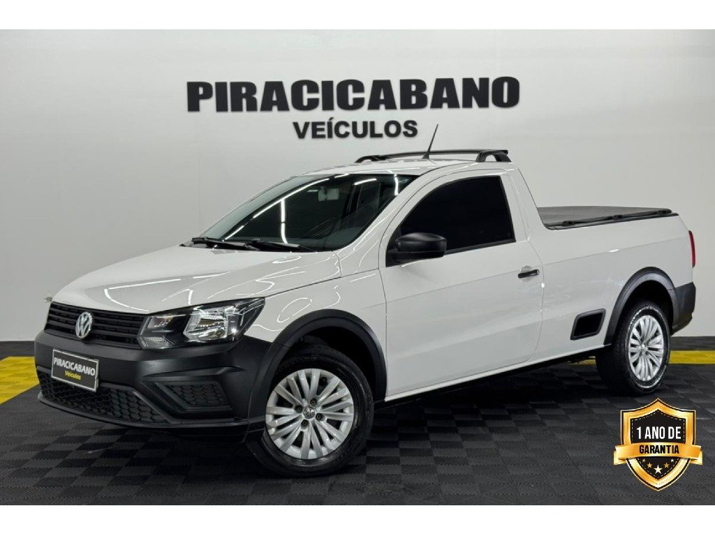 Volkswagen Saveiro Robust 1.6 Total Flex 16V na cor Branco em Campinas / SP - 898570
