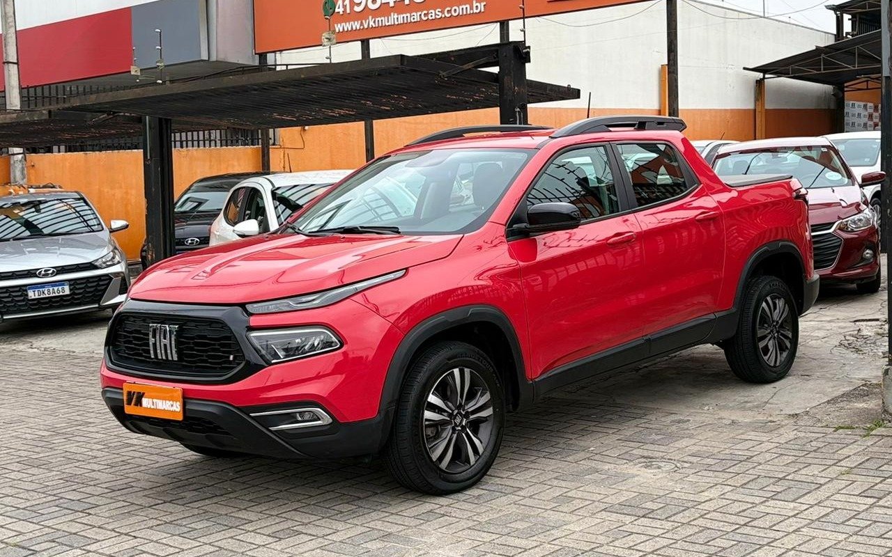 Fiat Toro Freedom 1.3 T270 4x2 Flex Aut. na cor Vermelho em Curitiba / PR - 898623