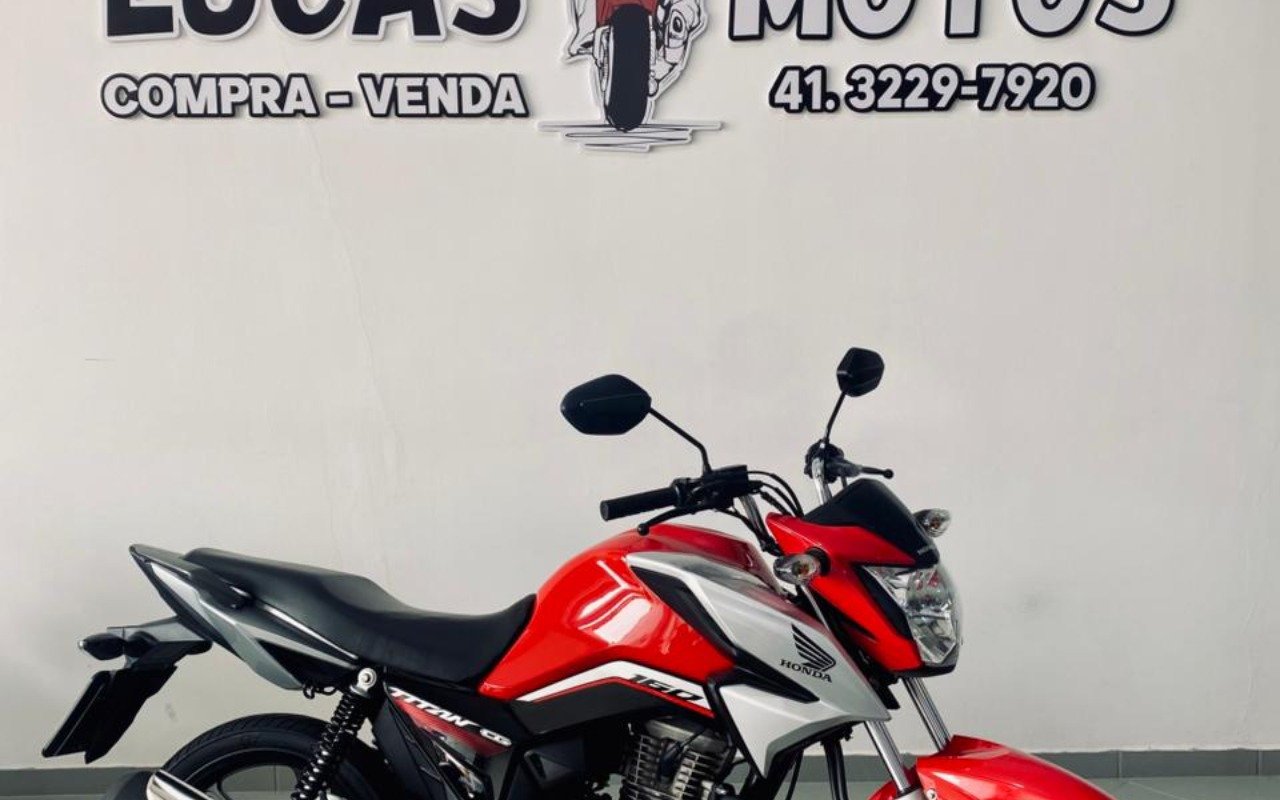 Honda CG 160 TITAN FLEXONE/Ed.Especial 40 Anos  na cor Vermelho em Curitiba / PR - 898748