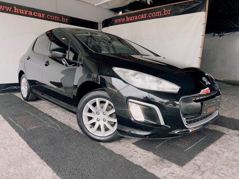 Peugeot 308 Allure 1.6 Flex 16V 5p Mec. na cor Preto em Curitiba / PR - 899147