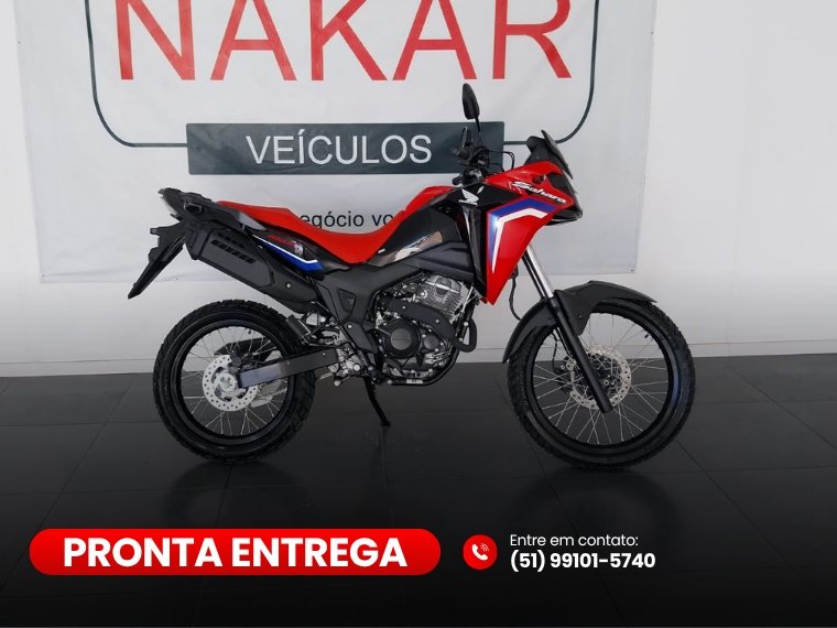 Honda SAHARA 300 RALLY ABS FLEX  na cor Vermelho no Porto Alegre / RS - 899348