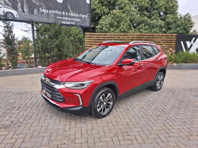 Chevrolet Tracker Premier 1.2 Turbo 12V Flex Aut. na cor Vermelho em Cascavel / PR - 899484