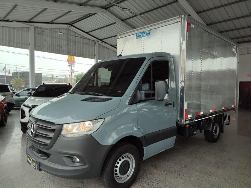 Mercedes-Benz Sprinter 417 Furgão L.T.A. Diesel (E6) na cor Cinza em São José dos Pinhais / PR - 899661