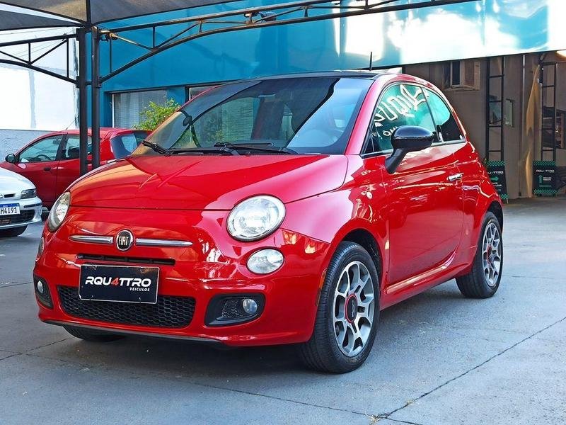 Fiat 500 Sport Air 1.4 16V/1.4 Flex Mec. na cor Vermelho em Curitiba / PR - 900470