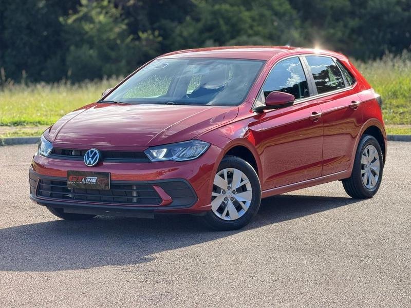 Volkswagen Polo Sense TSI 1.0 Flex 12V Aut na cor Vermelho em Curitiba / PR - 900511