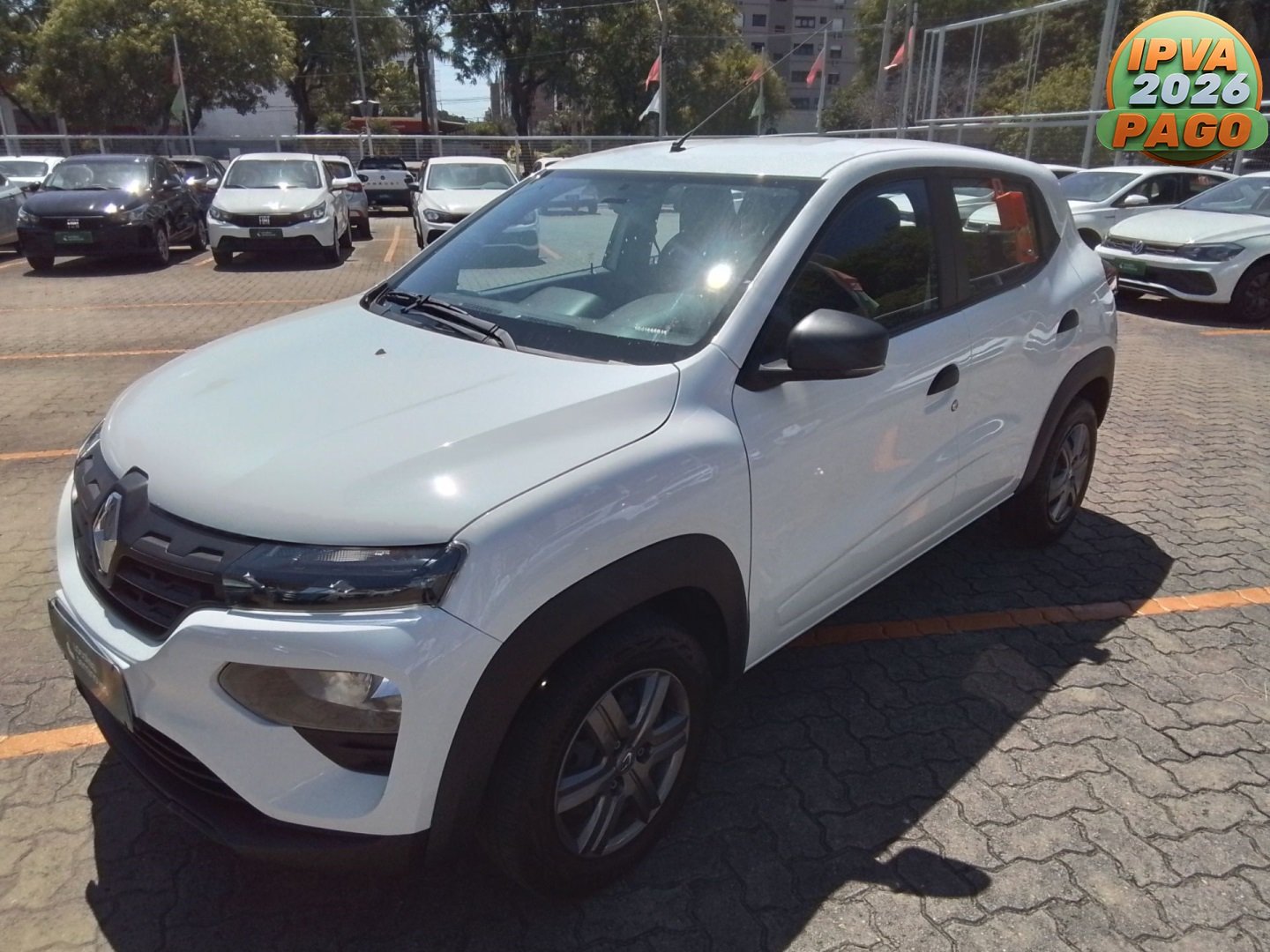 Renault Kwid Zen 1.0 Flex 12V 5p Mec. na cor Branco em Chapecó / SC - 900562