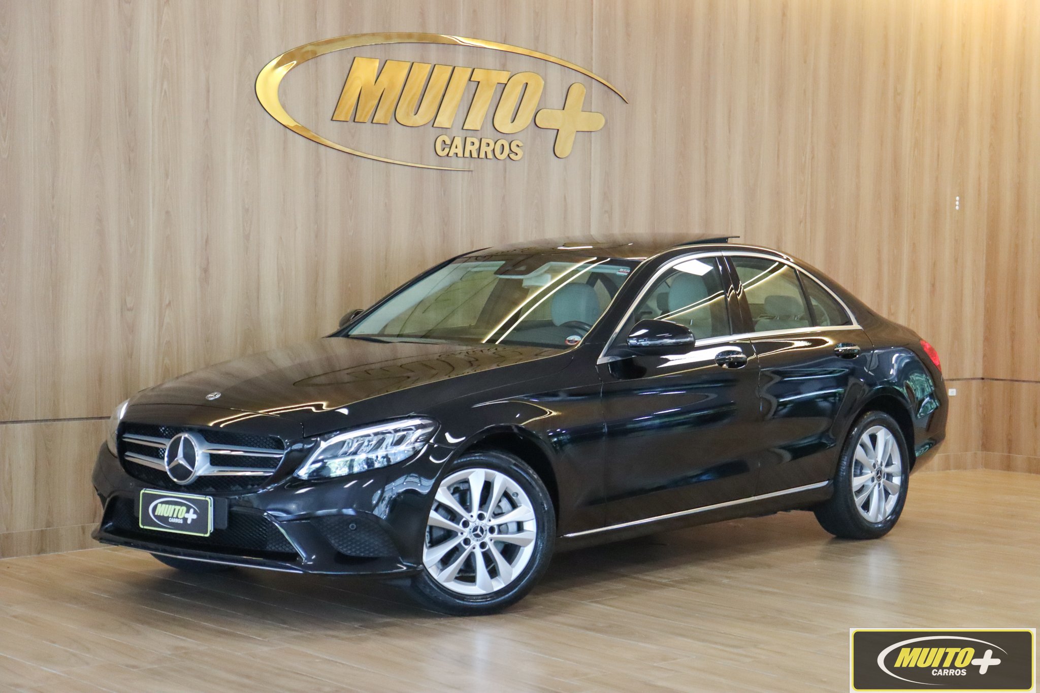 Mercedes-Benz C-200 1.5 TB 16V 183cv Aut. (Híbrido) na cor Preto em São José / SC - 900770