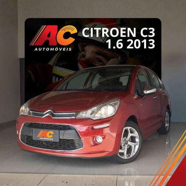 Citroën C3 Excl./Excl.Solar./Sonora 1.6 Flex Aut na cor Vermelho em Curitiba / PR - 900918