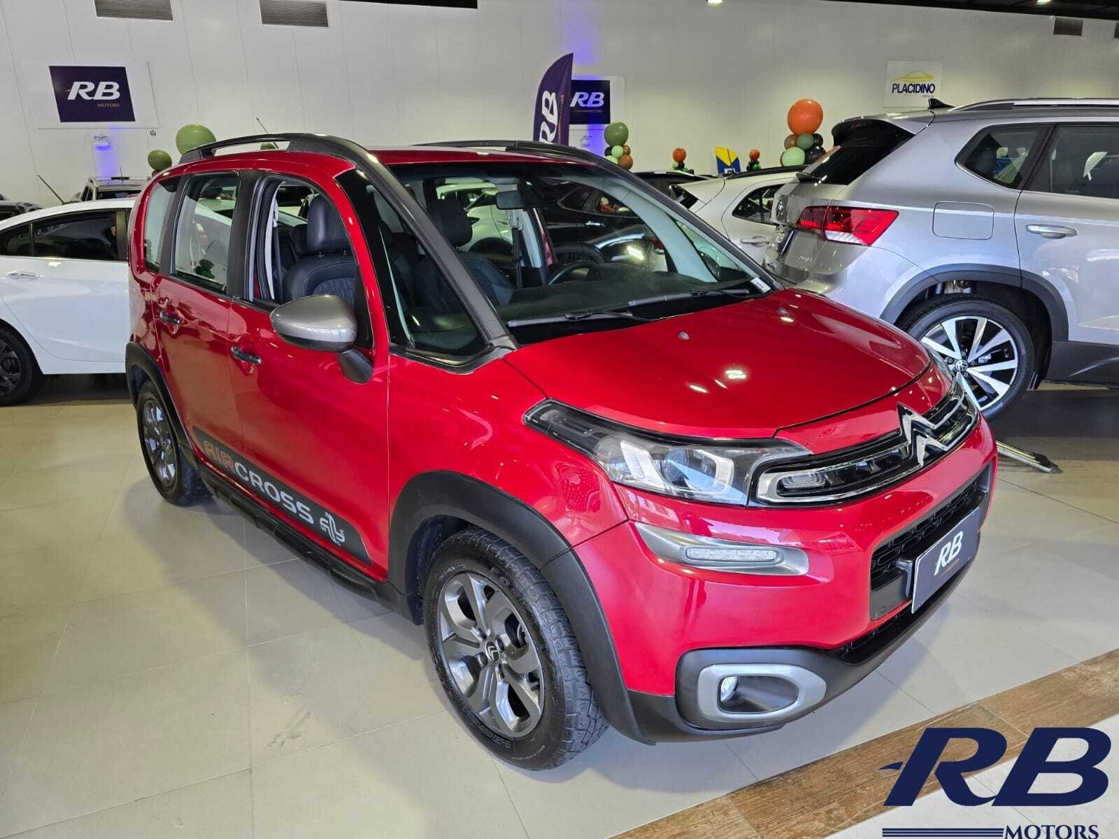 Citroën C3 Aircross Shine 1.6 Flex 16V 5p Aut. na cor Vermelho em Florianópolis / SC - 901328