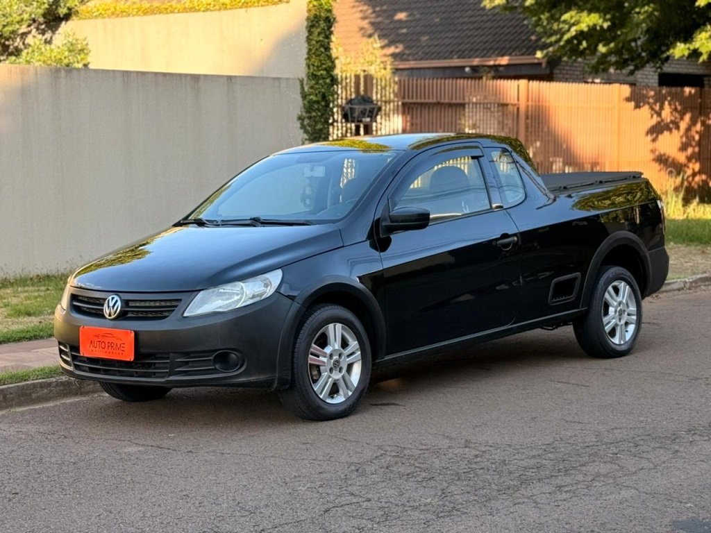 Volkswagen Saveiro 1.6 Mi/ 1.6 Mi Total Flex 8V na cor Preto em Guarapuava / PR - 901351