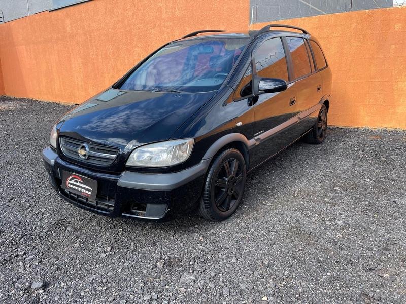 Chevrolet Zafira Elegance 2.0 MPFI FlexPower 8V 5p na cor Preto em Fazenda Rio Grande / PR - 901442