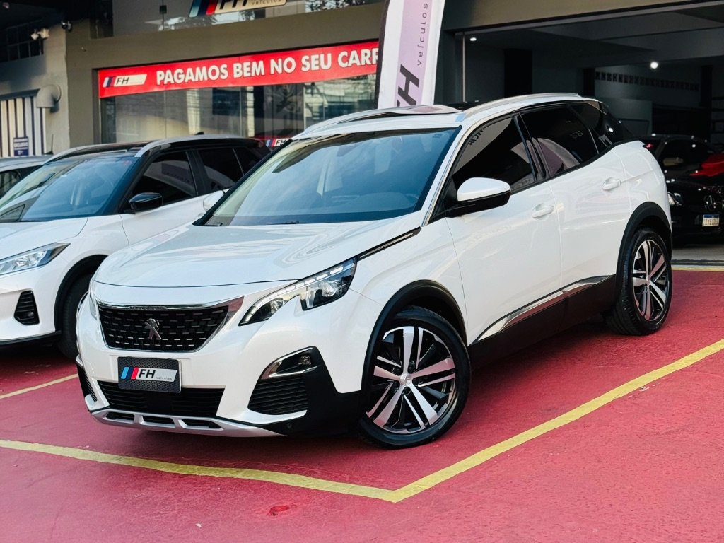 Peugeot 3008 Griffe 1.6 Turbo 16V 5p Aut. na cor Branco em Florianópolis / SC - 901621