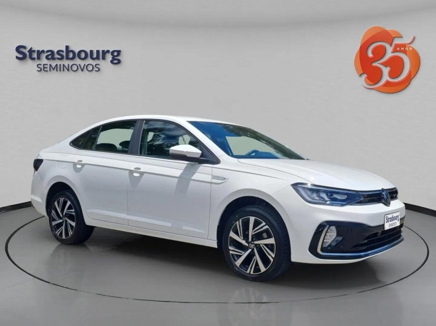 Volkswagen Virtus Highline 200 TSI 1.0 Flex 12V Aut na cor Branco em Blumenau / SC - 901853