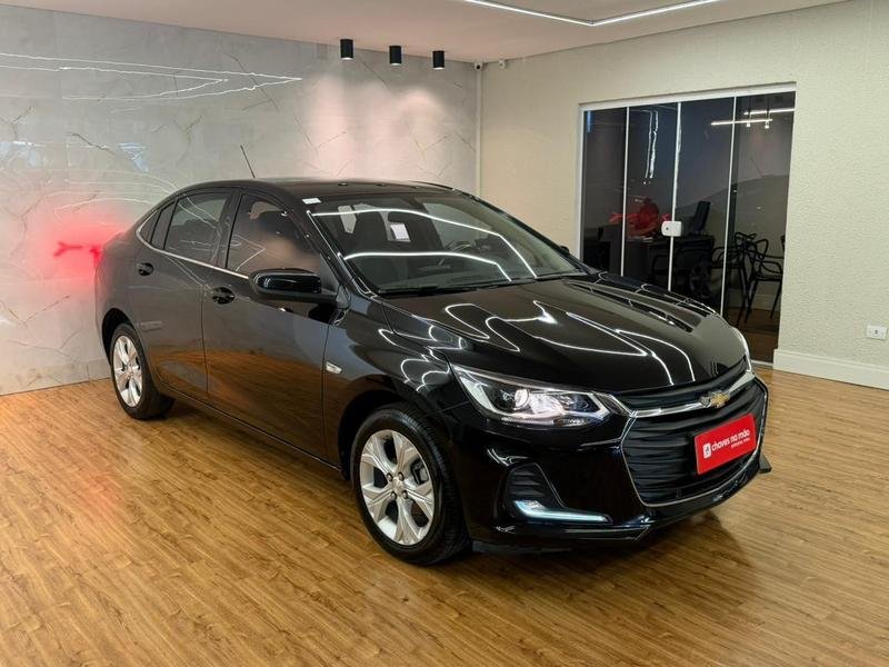 Chevrolet Onix HATCH PREM. 1.0 12V TB Flex 5p Aut. na cor Preto em Curitiba / PR - 901864