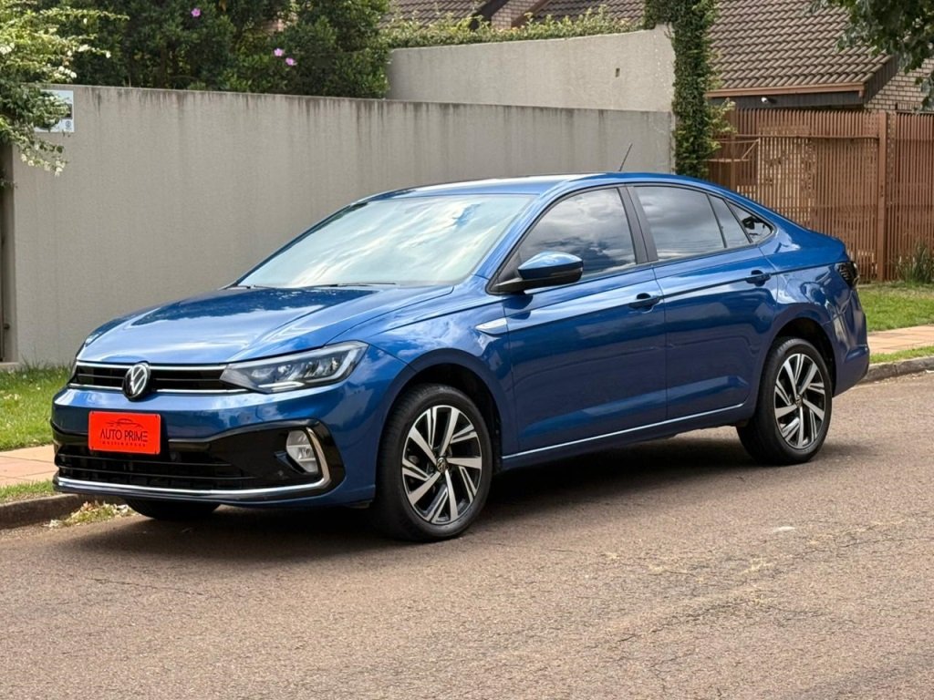 Volkswagen Virtus Highline 200 TSI 1.0 Flex 12V Aut na cor Azul em Guarapuava / PR - 902405