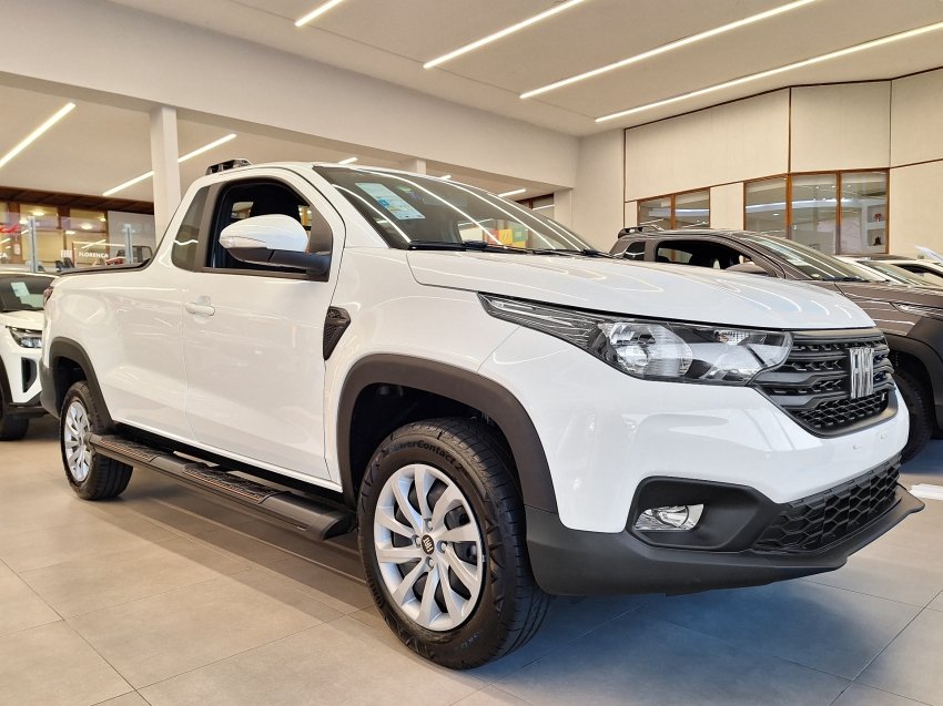 Fiat Strada Freedom 1.3 Flex 8V CS Plus na cor Branco em Paranaguá / PR - 902454