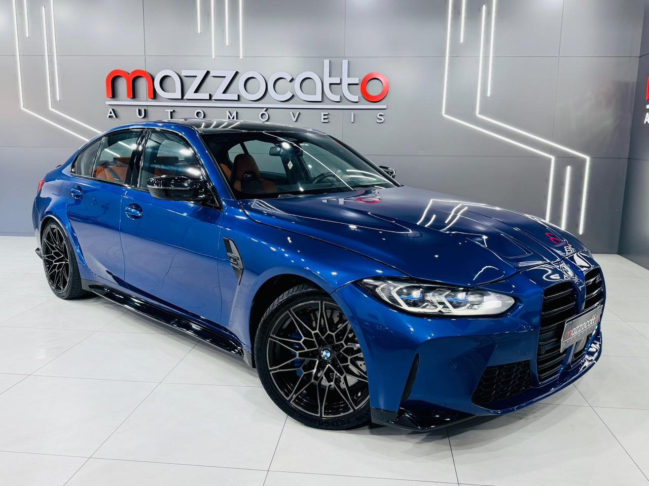 BMW M3 Sedan 3.0 Bi-Turbo 24V 4p na cor Azul em Joinville / SC - 902908