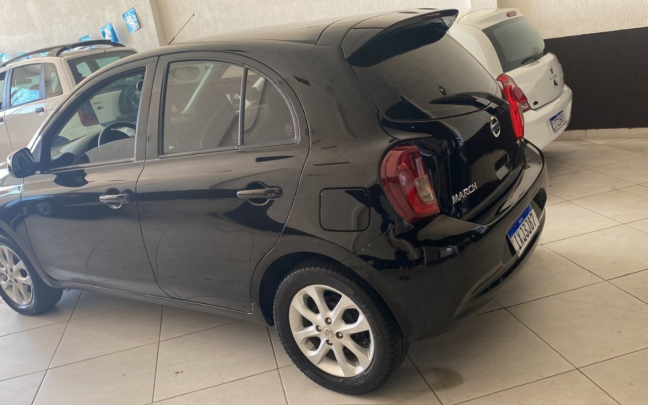 Nissan MARCH SV 1.0 12V Flex 5p na cor Preto no Porto Alegre / RS - 902912