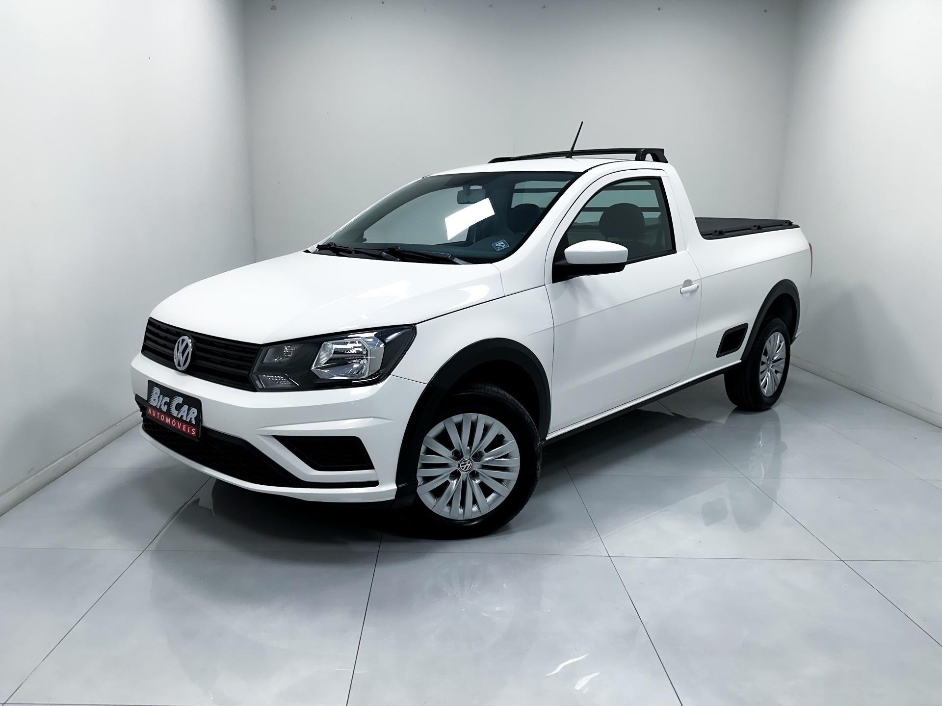 Volkswagen Saveiro Robust 1.6 Total Flex 16V na cor Branco em São José / SC - 903192