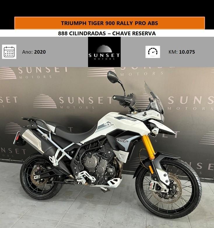 TRIUMPH TIGER 900 RALLY PRO  na cor Branco em Itajaí / SC - 904009
