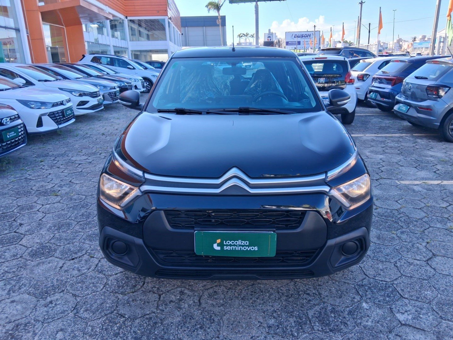 Citroën C3 Live Pack 1.0 Flex 6V 5p Mec. na cor Preto em Criciúma / SC - 904142