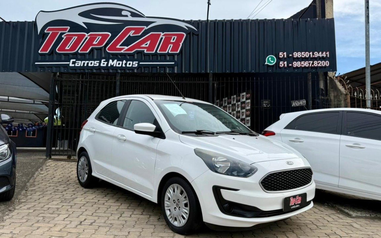 Ford Ka 1.0 SE/SE Plus TiVCT Flex 5p na cor Branco no Alvorada / RS - 904184