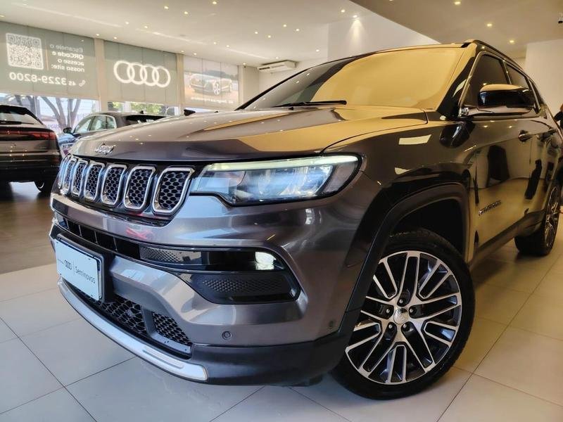 Jeep Compass LIMITED T270 1.3 TB 4x2 Flex Aut na cor Cinza em Cascavel / PR - 904475