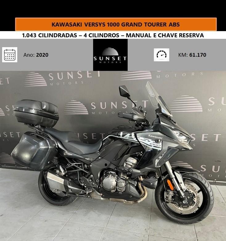 KAWASAKI Versys 1000 GRAND TOURER  na cor Cinza em Itajaí / SC - 904489