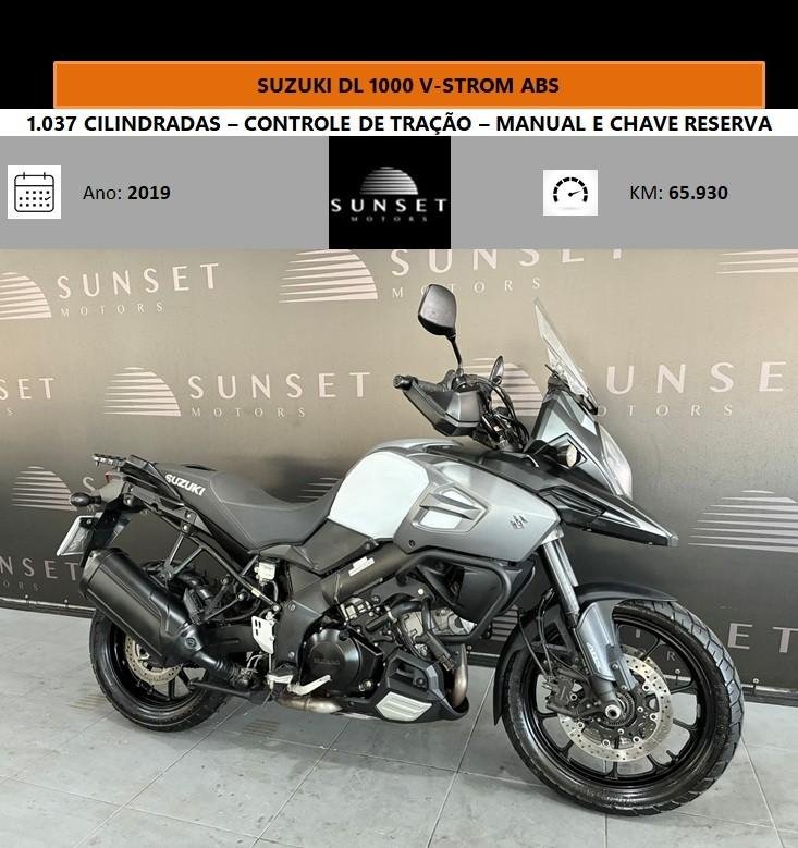 Suzuki DL 1000 V-STROM  na cor Branco em Itajaí / SC - 904780