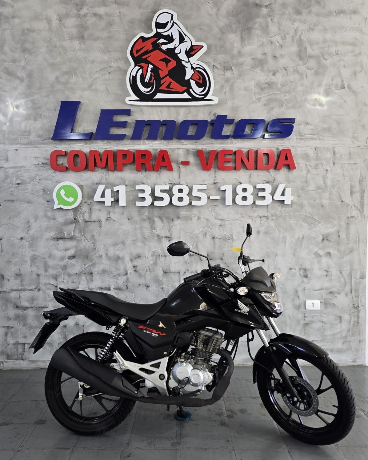 Honda CG 160 FAN Flex  na cor Preto em Curitiba / PR - 904883