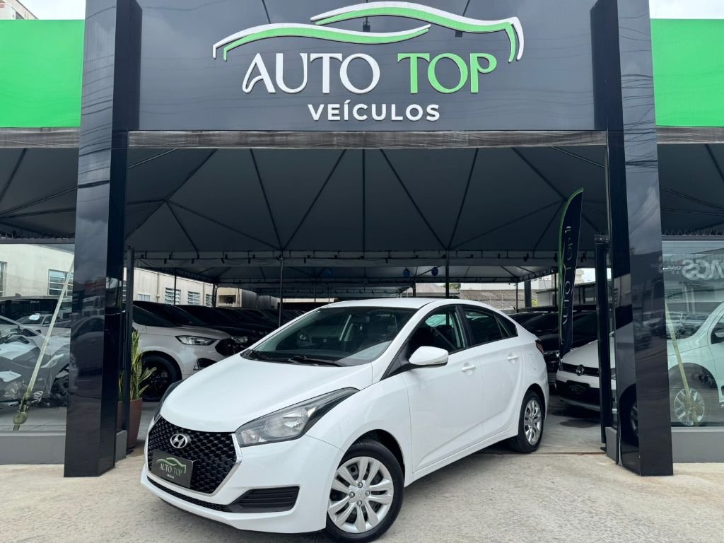 Hyundai HB20S C.Plus/C.Style1.0 Flex 12V Mec. 4P na cor Branco em Palhoça / SC - 905169