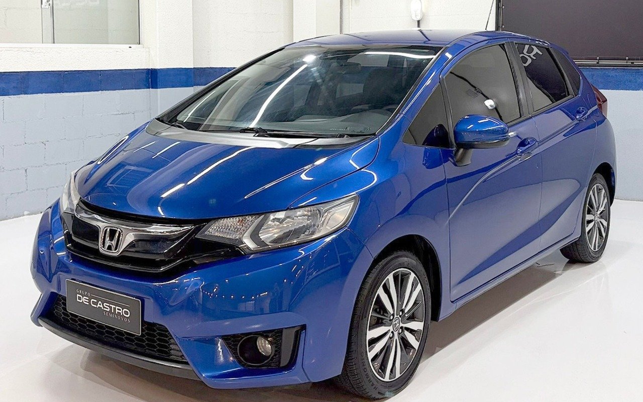 Honda Fit EX/S 1.5 Flex/Flexone 16V 5p Aut. na cor Azul em Curitiba / PR - 905297