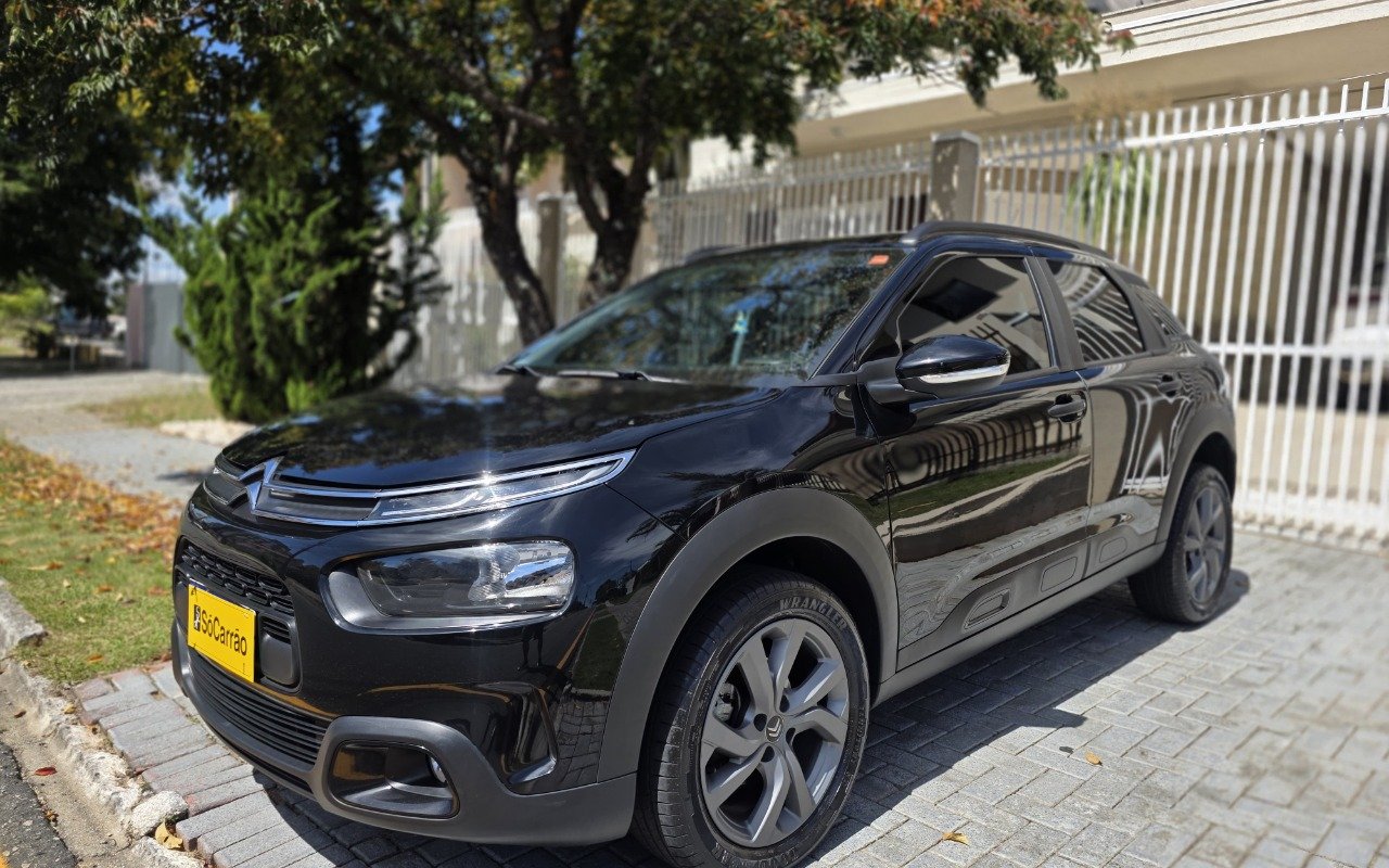 Citroën C4 Cactus FEEL 1.6 16V Flex Mec. na cor Preto em Curitiba / PR - 905446