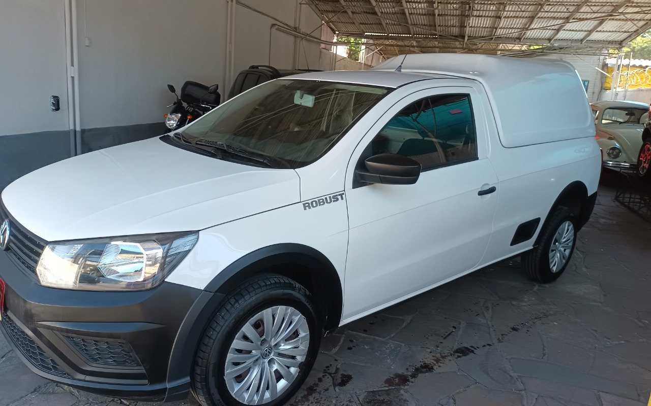 Volkswagen Saveiro Robust 1.6 Total Flex 8V na cor Branco no Porto Alegre / RS - 905541
