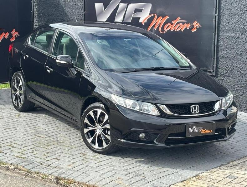 Honda Civic Sedan LXR 2.0 Flexone 16V Aut. 4p na cor Preto em São José dos Pinhais / PR - 905549