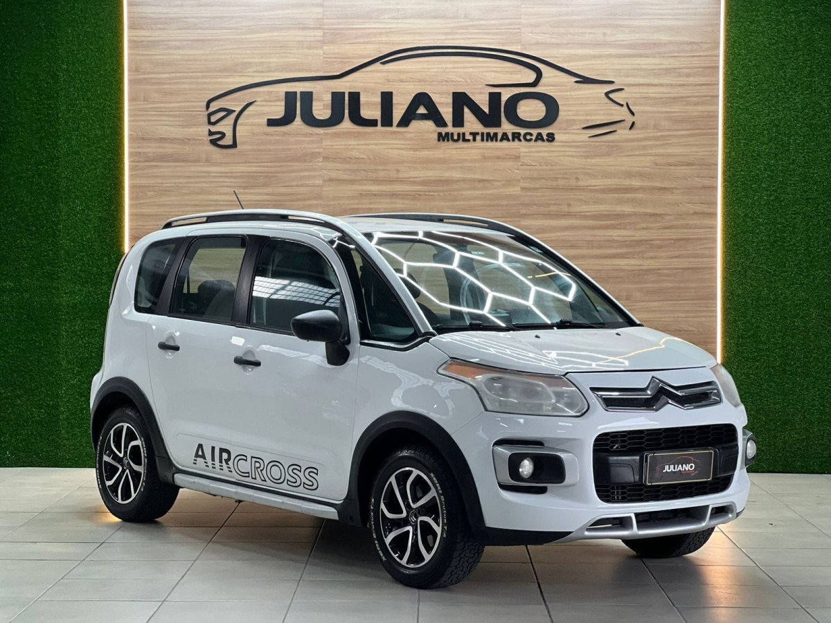 Citroën C3 Aircross GLX 1.6 Flex 16V 5p Mec. na cor Branco no Novo Hamburgo / RS - 905556