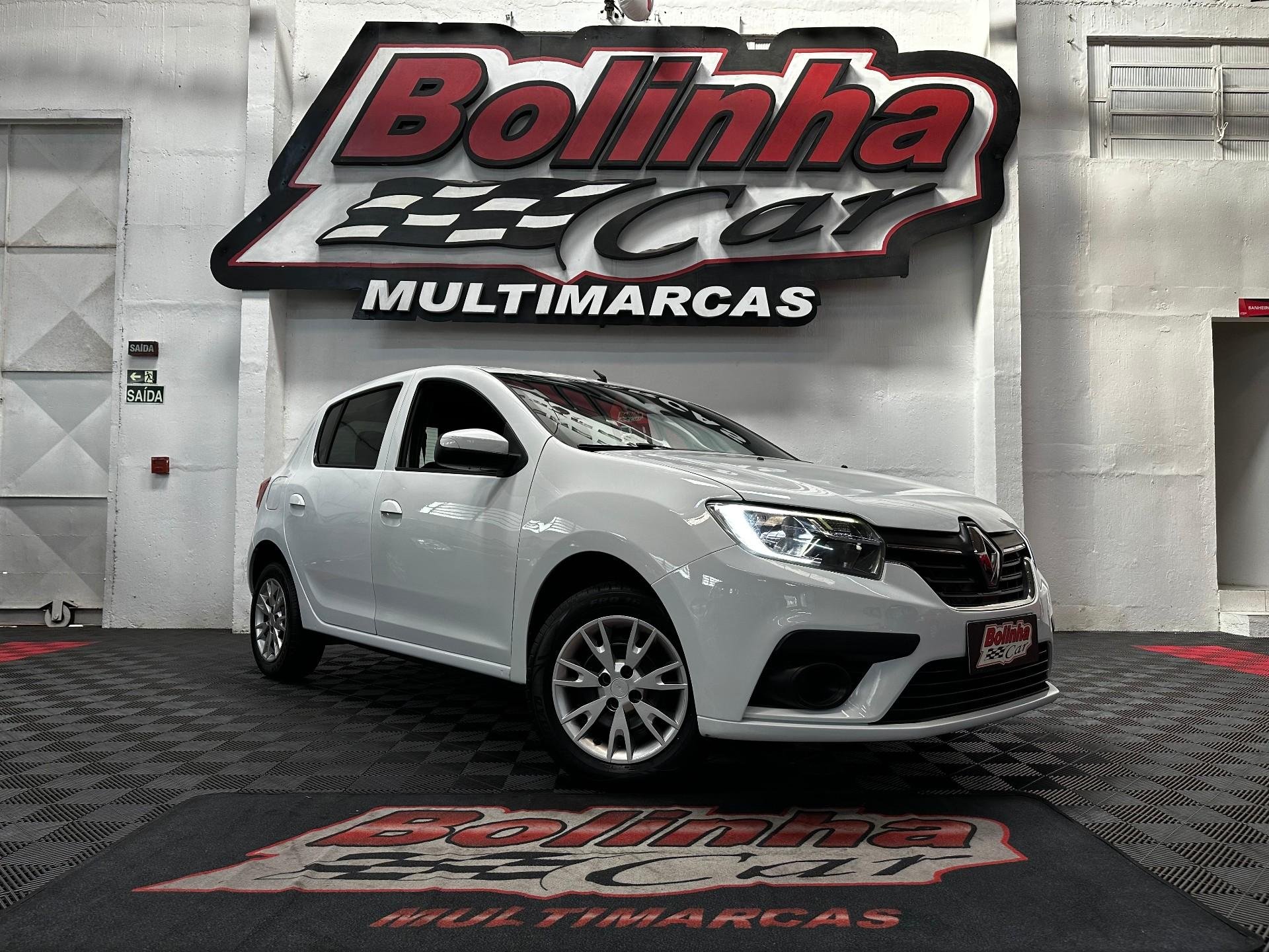 Renault Sandero Zen Flex 1.0 12V 5p Mec. na cor Branco no Guaíba / RS - 905960