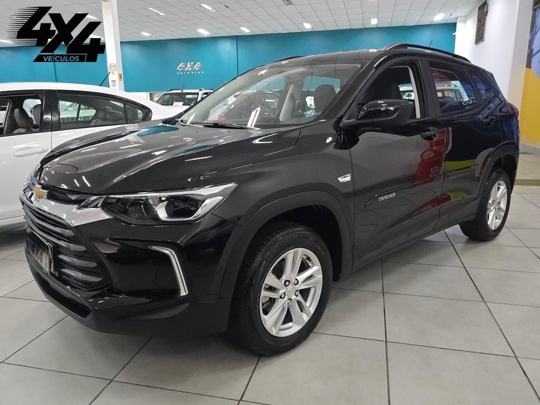 Chevrolet Tracker LT 1.0 Turbo 12V Flex Aut. na cor Preto em São José / SC - 906907