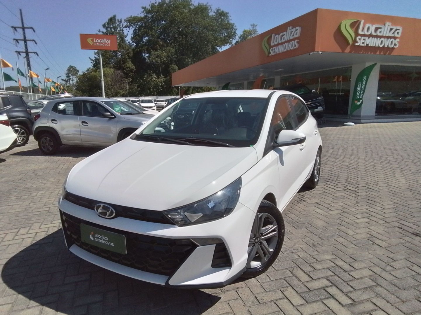 Hyundai HB20 Comfort Plus 1.0 TB Flex 12V Aut. na cor Branco em Ponta Grossa / PR - 909746