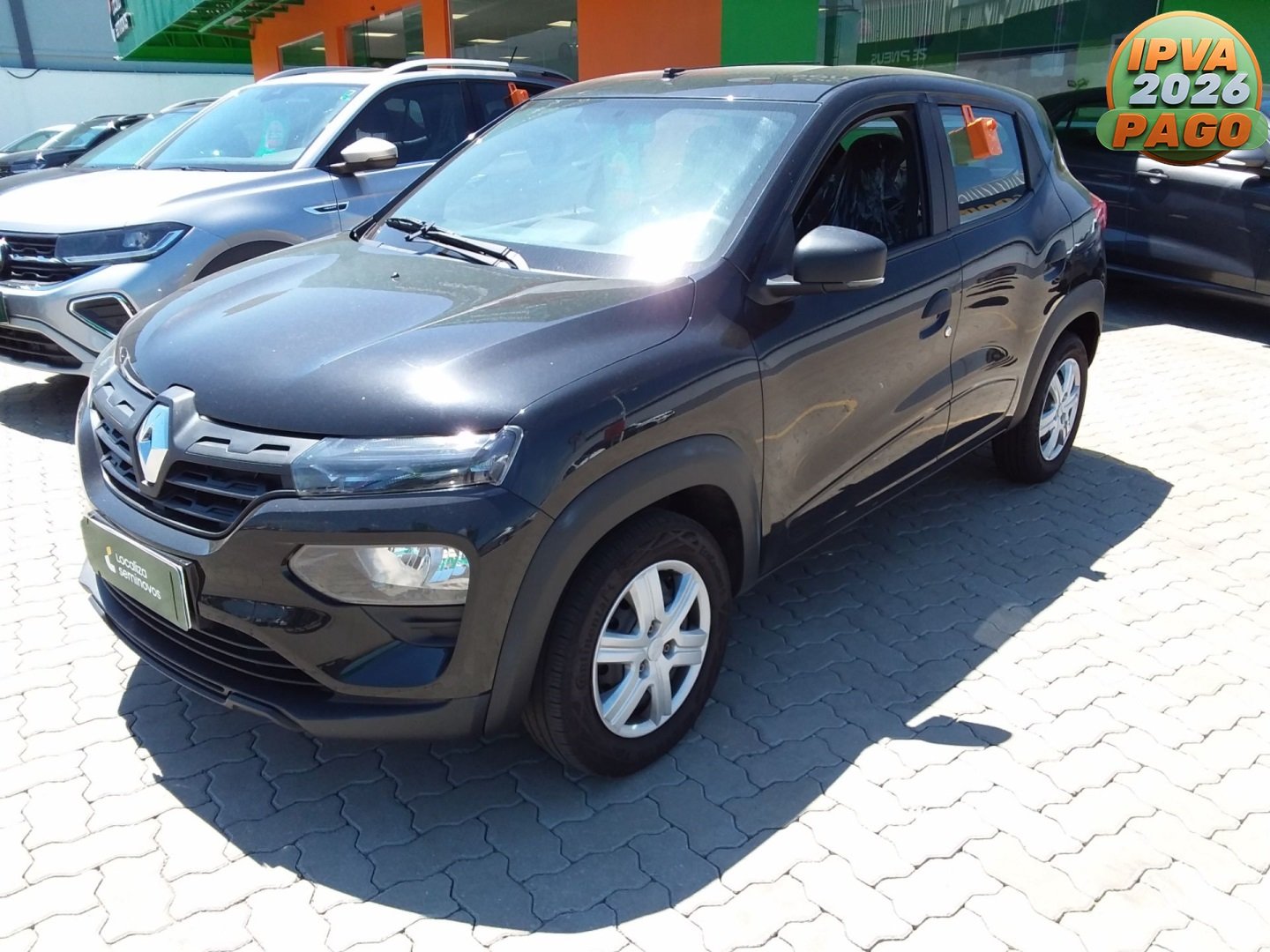 Renault Kwid Zen 1.0 Flex 12V 5p Mec. na cor Preto no Santa Cruz do Sul / RS - 911381