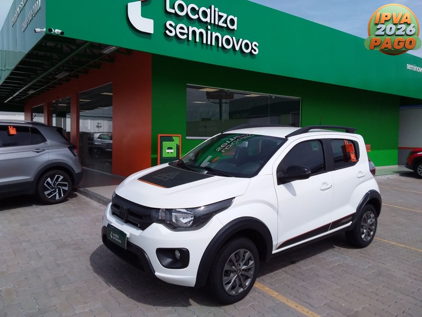 Fiat Mobi TREKKING 1.0 Flex 5p. na cor Branco no Santa Cruz do Sul / RS - 911615